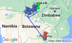 Google Map: Botswana Family Safari with Teenagers
