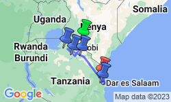 Google Map: Road to Zanzibar