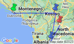 Google Map: The Balkans Real Food Adventure