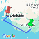 Google Map: Great Ocean Road and Kangaroo Island Escape