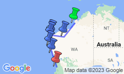 Google Map: Untamed Pilbara and West Coast