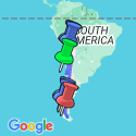 Google Map: Best of Chile from Atacama to Patagonia