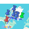 Google Map: Northwest Passage: The Legendary Arctic Sea Route