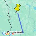 Google Map: Cross-Country Skiing in Lapland