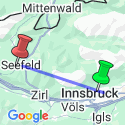 Google Map: Cross-Country Skiing at Leutasch and Seefeld
