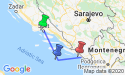 Google Map: Sail Split to Dubrovnik / Standard, Below Deck Cabins