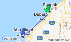 Google Map: Veelzijdig Dubai & Abu Dhabi