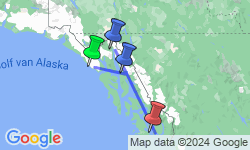 Google Map: Rondreis & Cruise Vancouver, Vancouver Island en Inside Passage Alaska