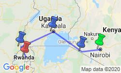 Google Map: Masai Mara & Gorilla Adventure