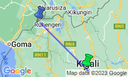 Google Map: Journeys: Wild Encounters in Rwanda