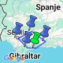 Google Map: Groepsrondreis Andalusië Hoogtepunten