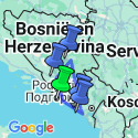 Google Map: Groepsrondreis Balkan