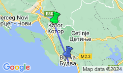 Google Map: Groepsrondreis Balkan