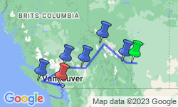 Google Map: Familiereis Canada West - Kampeer/hotel reis