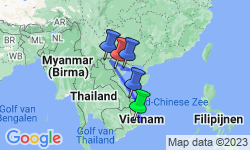 Google Map: Groepsrondreis Vietnam