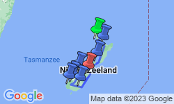 Google Map: Groepsrondreis Nieuw-Zeeland