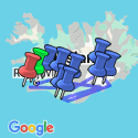 Google Map: Groepsrondreis IJsland
