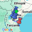 Google Map: Familiereis Kenia, Tanzania en Zanzibar