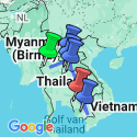 Google Map: Groepsrondreis Laos & Cambodja