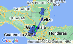 Google Map: Groepsrondreis Guatemala