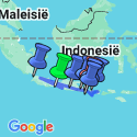 Google Map: Groepsrondreis Java, Bali en Lombok