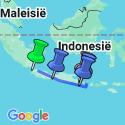 Google Map: Groepsrondreis Java & Bali Hoogtepunten