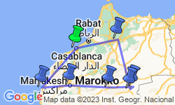 Google Map: 22-35ers reis Marokko