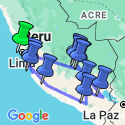 Google Map: Groepsrondreis Peru Hoogtepunten
