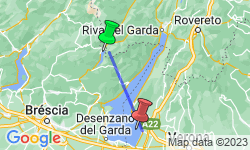 Google Map: 8-daagse rondreis Actief met de kids in Italië«