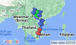 Google Map: Vietnam -  Noord- en Zuid-Vietnam Compleet, 17 of 19 dagen