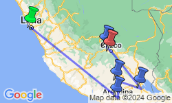 Google Map: Peru -  Zuid-Peru, 13 dagen