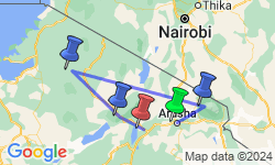 Google Map: Tanzania -  Serengeti & Ngorongoro, 7 dagen