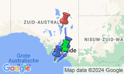 Google Map: Australië -  South Australia, 8 dagen