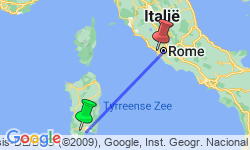 Google Map: Italië -  Sardinië, 8 dagen