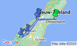 Google Map: Nieuw-Zeeland -  Zuidereiland, 28 dagen