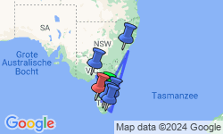 Google Map: Australië -  Tasmanië, 9 dagen
