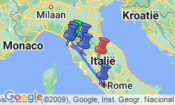 Google Map: Proef, beleef en ontdek Toscane & Umbrië (o.b.v. eigen vervoer)
