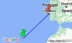 Google Map: Wandelreis Madeira - Portugal, 8 dagen