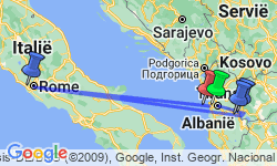 Google Map: Rondreis Albanië & Noord-Macedonië, 15 dagen