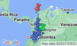 Google Map: Groepsreis Colombia; Dynamisch en gastvrij