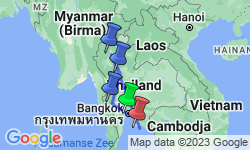 Google Map: Groepsreis Thailand Avontuurlijk; De hoogtepunten van Siam