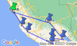 Google Map: Groepsreis Peru in 2 weken; Mystieke steden in de Andes