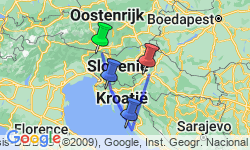 Google Map: Groepsreis Slovenië & Kroatië; Tussen Alpen en Balkan