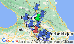 Google Map: Groepsreis Georgië & Armenië; Waar de reiziger een gast is...