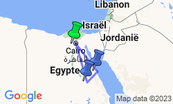 Google Map: Groepsreis Egypte: Cultuur & Strand; Mummies, piramides en Rode Zee