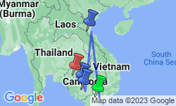 Google Map: Best of Cambodia & South Vietnam