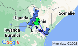Google Map: Rondreis Het beste van Kenia