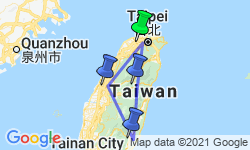 Google Map: Betoverend Taiwan