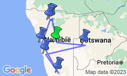 Google Map: Betoverend Namibië