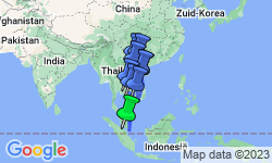 Google Map: Vietnam en Cambodja